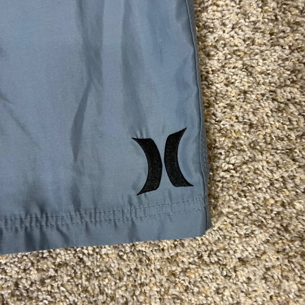 Hurley Mens Gray Board Shorts Cargo Pocket Swim Trunks Size 33
